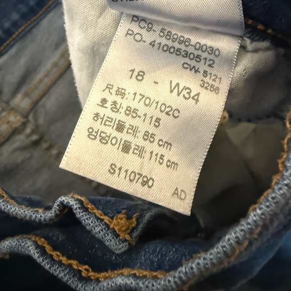 Signature Heritage Boyfriend by Levi Strauss Dark Blue Jeans - Picture 4 of 4